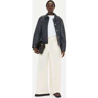 Whistles Whistles Black Natia Leather Overshirt