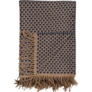 Røros Tweed Isak Plaid 150x210 Cm Far Away Blue - Plaider & Tæpper Norsk Lammeuld Blå - 5354