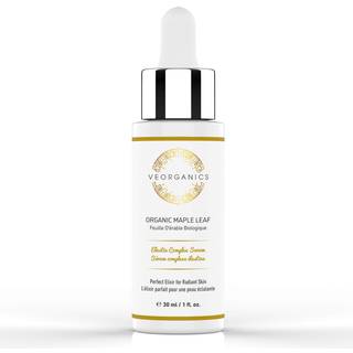 Organisk Maple Leaf Elastin Complex Facial Serum - Rich på C -vitaminserum - Ansigtsserum Hudpleje - Anti aldrende serum - Skønhed og personlig p