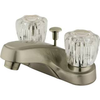 Kingston Brass KB168 4 in. Centerset badev?relse vandhane b?rstet nikkel
