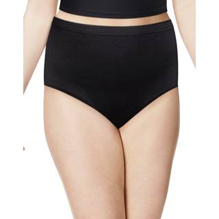 Bare min st?rrelse kvinders plus st?rrelse cool komfort bomuld h?j kort 6-pakke forskellige 10