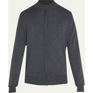 John Smedley - Claygate Merino Wool Zip-Up Cardigan - Men - Gray - S