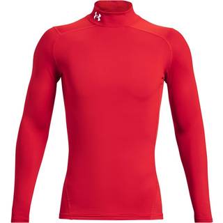 ColdGear® Compression Men's Mock Red / White L