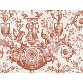 York Wallpaper Avian Fountain Toile RT7814