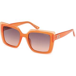Guess GU7908 44F 52 Solbriller Kvinder Orange - Clear on Transparent Orange - 52mm
