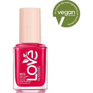Kärlek av Essie Nail Polish 80% Växtbaserad salongkvalitet Vegan Ruby Red I Am the Spark 0,46 fl oz