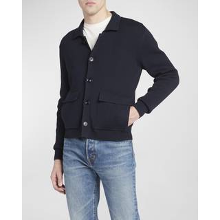 Tom Ford Wool and silk cardigan - blue - EU 48
