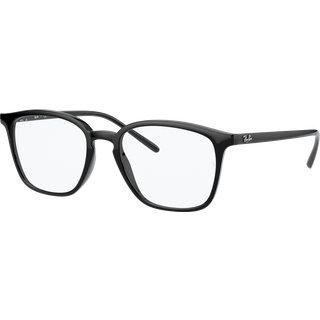 Ray - Ban Unisex RX7185 2000 Optiske stel Injiceret Sort Transparent Firkantet Normal