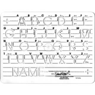 Skabelon Mauscript store bogstaver og tal