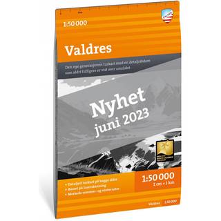 Calazo förlag Turkart Valdres 1:50.000 NoColour, OneSize