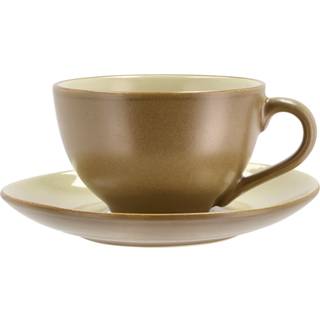 Bitz Bitz kop med underkop 24 cl mat Wood/Sand