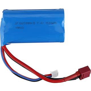 WLToys 7.4V 1500mAh Li-ion til 12427/12428 Deans