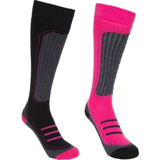 Trespass janus ii - female ski sock (2 pair pack) / Dame MIST/AQUA 6/9