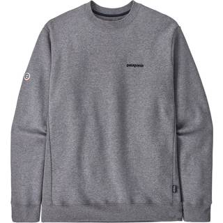 Patagonia Fitz Roy Icon Uprisal Crew Sweatshirt XL GRAVEL HEATHER