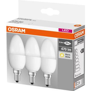 Led Base Kerte 4,9W/827 (40W) Mat E14 3P Ledvance