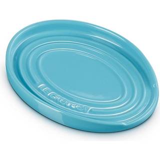 Le Creuset Kochlöffelablage Oval Kochlöffelhalter Steinzeug Karibik