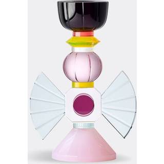 Reflections Copenhagen Candlelight And Scents - 'Laguna' candle holder in multicolour Fine hand cut crystal