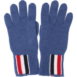 Thom Browne Virgin wool gloves - blue - M