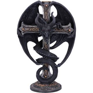 Dark Gothic Dragon Kerzenständer 24,5cm