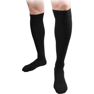 Støttestrømper af nylon størrelse L/XL - Sort