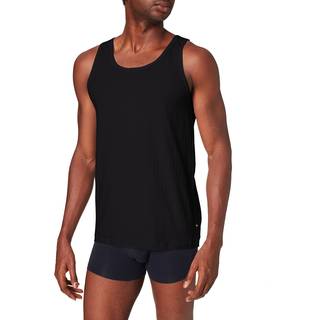 CALIDA Herren Tanktop schwarz Baumwolle & Mix unifarben