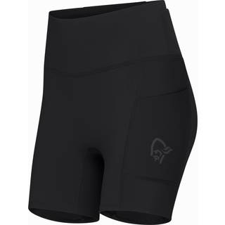 Norrøna Women's Senja Equaliser Stretch 6'' Tights  Caviar, M