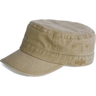 MJM Hats MJM CUBA Army Cap Dyed Cotton Twill - Beige, 60 (L/XL) / Brun Beige / Army Cap