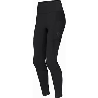 Norrøna Women's Senja Equaliser Stretch Tights Caviar, M