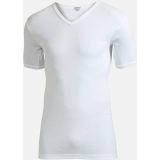 Olympia herre T-shirt v-hals str. M - hvid (På lager i varehus)