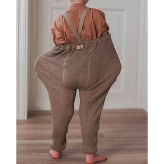 Silly Silas GOTS Fodsløse strømpebukser Peanut Blend 6-12 Months  Beige  6-12 måneder  Unisex