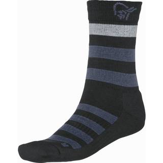 Norrøna Falketind Mid Weight Merino Socks Caviar, 43-45