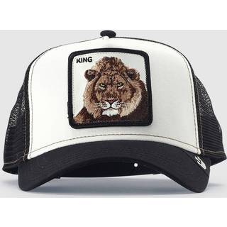 Goorin Bros The King Lion Trucker Cap in Black & White I Goorin Bros - One Size