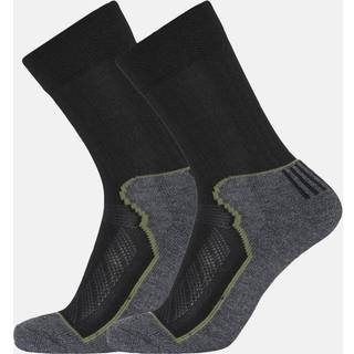 Dovre 2-pak Organic Wool Terry Crew Socks - Black - Str 40/43 * Kampagne *