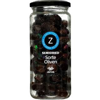 Soltørrede Sorte Oliven - 300g, Zelected