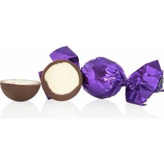 Fyldte chokoladekugler, Lilla 1 kg. Flødechokolade med cookie