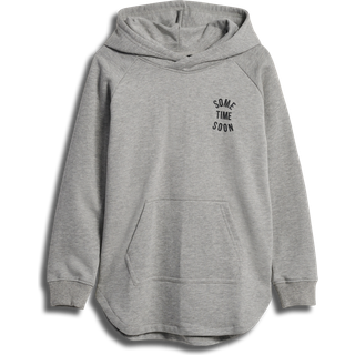 Hummel Monterey Hættetrøje, Light Grey Melange, 110