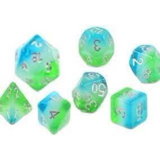 Blue Hawaiian Dice Set - Rollespilsterninger - Sirius Dice