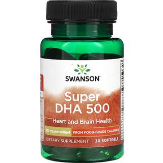 Super DHA 500 fra fødevarekvalitetscalamari - 30 softgels