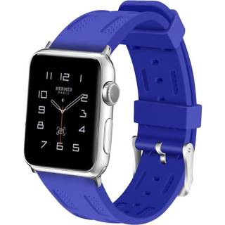Apple Watch 42mm erstatnings urrem i silikone der er miljøvenlig - Blå