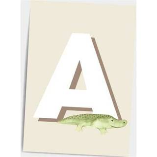 Børneplakat med bogstav A