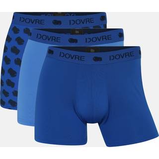 Dovre 3-pak Recycled Polyester Boxers - Blue/Blue - Medium * Kampagne *