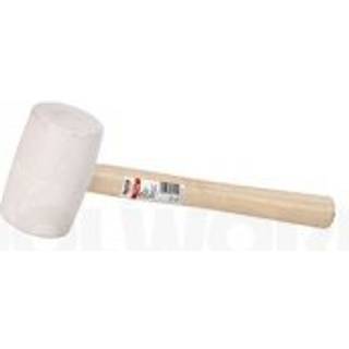 Gummihammer hvid 450 gram - Ø 54 mm