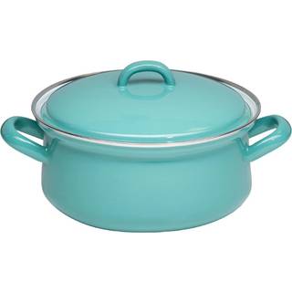 Riess Classic Nature Green Kasserolle 18 cm / 1,5 L - Emaille - Grün