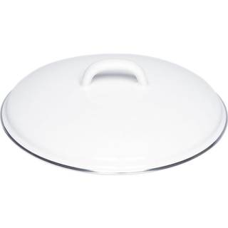 Riess Classic Weiß Deckel 20 cm - Emaille