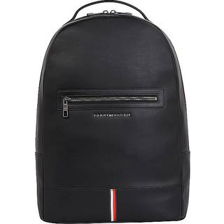 Tommy Hilfiger Black Polyethylene Men Backpack