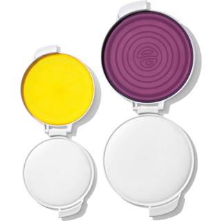 Oxo Good Grips Cut & Keep Reusable Silicone Produce Saver Set - Onion and Lemon
