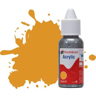 HUMBROL ACRYLIC DROPPER BOTTLE 14ML No.54 Brass Metallic