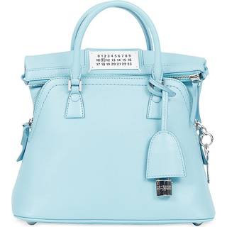 Maison Margiela 5AC Micro leather tote bag - blue - One Size