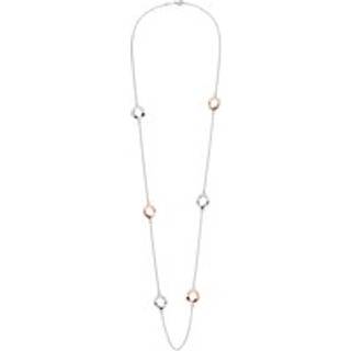 Calvin Klein Beauty Rose Gold Silver Steel Ring Pendants Necklace KJ4NPN200200