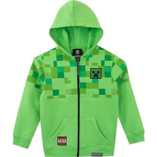 Character Character Green Minecraft Zip Up 100% Cotton Hoodie